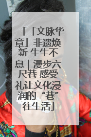 「文脉华章」非遗焕新 生生不息｜漫步六尺巷 感受礼让文化浸润的“巷”往生活