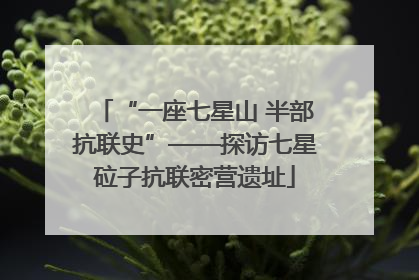 “一座七星山 半部抗联史”——探访七星砬子抗联密营遗址