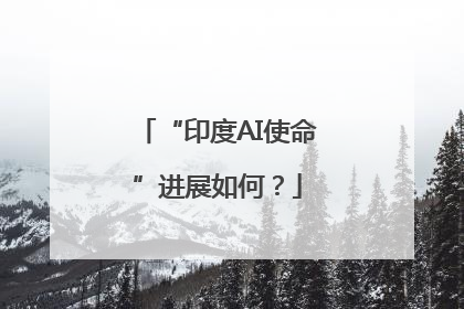 “印度AI使命”进展如何？