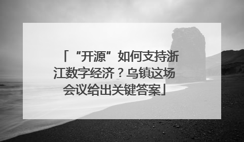 “开源”如何支持浙江数字经济？乌镇这场会议给出关键答案