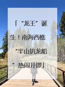 “龙王”诞生！南海西樵“半山扒龙船”热闹开锣