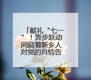 献礼“七一”！舞步跃动间藏着新乡人对党的真情告白