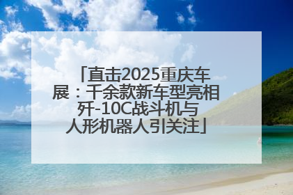 直击2025重庆车展：千余款新车型亮相 歼-10C战斗机与人形机器人引关注