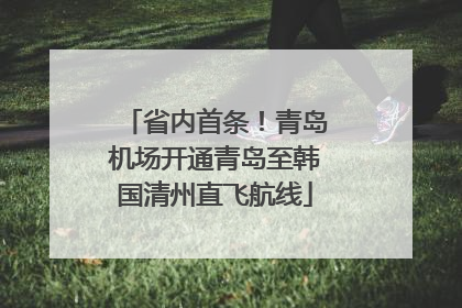 省内首条！青岛机场开通青岛至韩国清州直飞航线