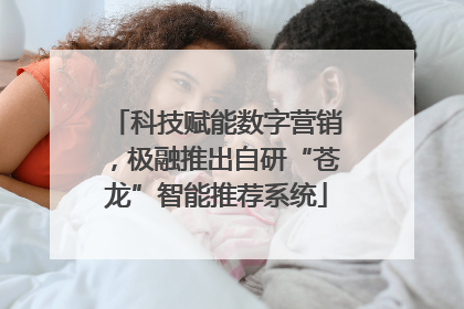 科技赋能数字营销，极融推出自研“苍龙”智能推荐系统