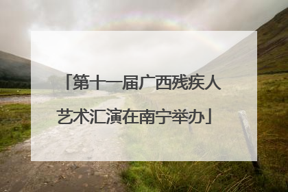 第十一届广西残疾人艺术汇演在南宁举办