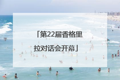 第22届香格里拉对话会开幕
