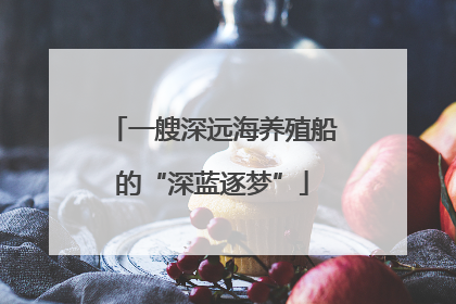 一艘深远海养殖船的“深蓝逐梦”