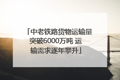 中老铁路货物运输量突破6000万吨 运输需求逐年攀升
