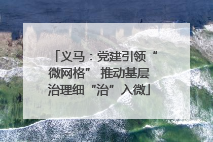 义马：党建引领“微网格” 推动基层治理细“治”入微