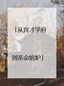 从育才学府到革命熔炉