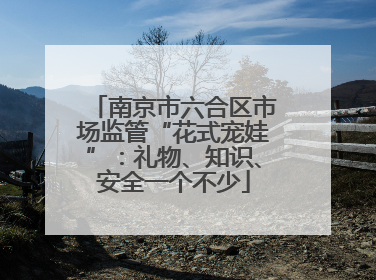 南京市六合区市场监管“花式宠娃”：礼物、知识、安全一个不少