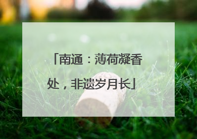 南通：薄荷凝香处，非遗岁月长