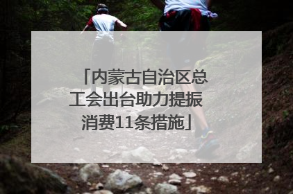 内蒙古自治区总工会出台助力提振消费11条措施