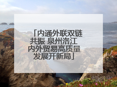内通外联双链共振 泉州洛江内外贸易高质量发展开新局