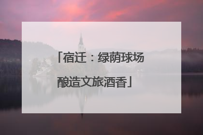 宿迁：绿荫球场酿造文旅酒香