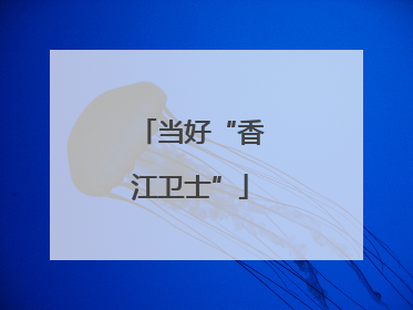 当好“香江卫士”