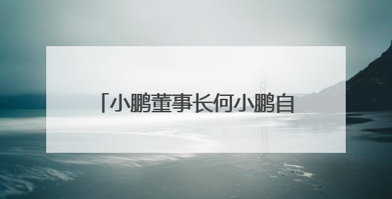 小鹏董事长何小鹏自曝下单小米YU7：静候雷军早点交付