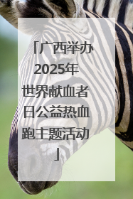 广西举办2025年世界献血者日公益热血跑主题活动