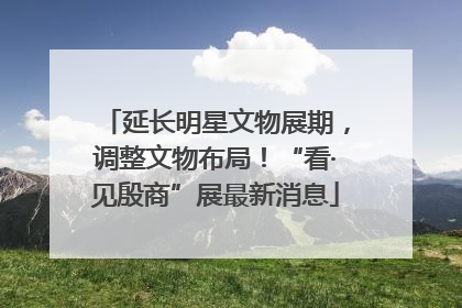 延长明星文物展期，调整文物布局！“看·见殷商”展最新消息