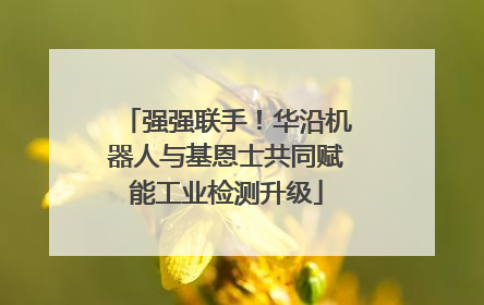 强强联手！华沿机器人与基恩士共同赋能工业检测升级