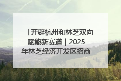 开辟杭州和林芝双向赋能新赛道｜2025年林芝经济开发区招商引资（杭州）推介展销活动在杭举办