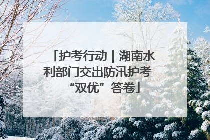 护考行动｜湖南水利部门交出防汛护考“双优”答卷