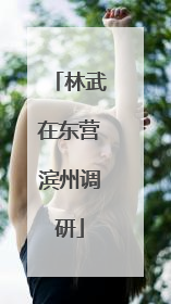 林武在东营滨州调研