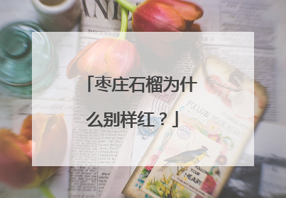枣庄石榴为什么别样红？