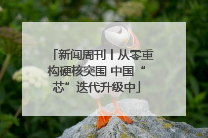 新闻周刊丨从零重构硬核突围 中国“芯”迭代升级中