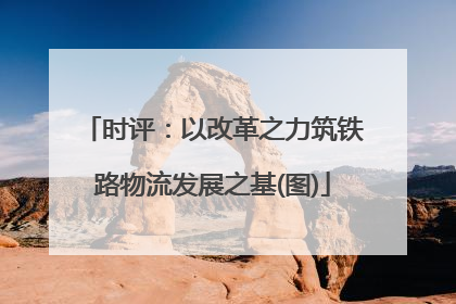 时评：以改革之力筑铁路物流发展之基(图)