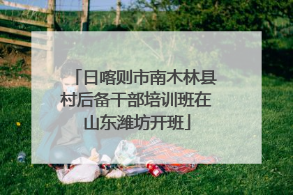 日喀则市南木林县村后备干部培训班在山东潍坊开班