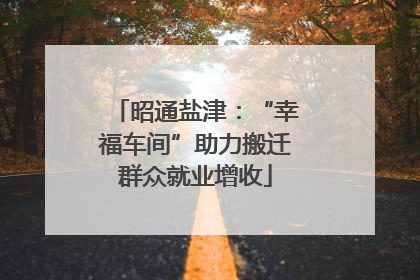 昭通盐津：“幸福车间”助力搬迁群众就业增收