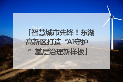 智慧城市先锋！东湖高新区打造“AI守护”基层治理新样板