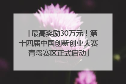 最高奖励30万元！第十四届中国创新创业大赛青岛赛区正式启动