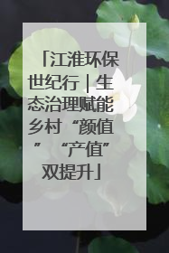 江淮环保世纪行｜生态治理赋能乡村“颜值”“产值”双提升