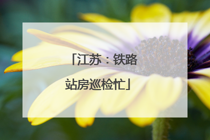 江苏：铁路站房巡检忙