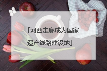 河西走廊成为国家遗产线路建设地