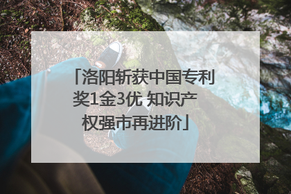 洛阳斩获中国专利奖1金3优 知识产权强市再进阶