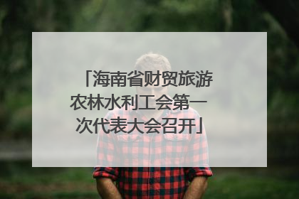 海南省财贸旅游农林水利工会第一次代表大会召开