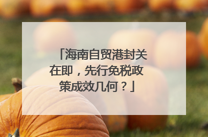 海南自贸港封关在即，先行免税政策成效几何？