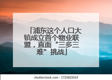浦东这个人口大镇成立首个物业联盟，直面“三多三难”挑战