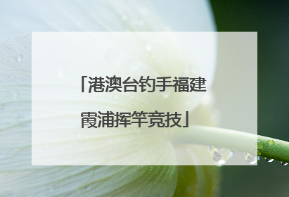港澳台钓手福建霞浦挥竿竞技