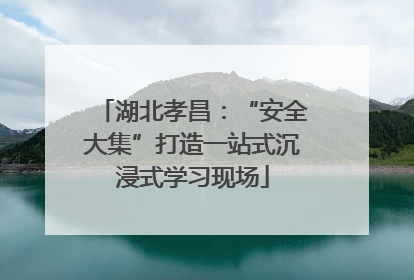 湖北孝昌：“安全大集”打造一站式沉浸式学习现场