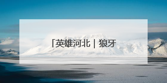 英雄河北｜狼牙山五勇士：舍身为国 铁血英魂
