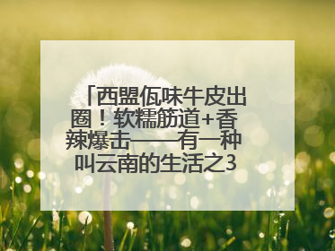 西盟佤味牛皮出圈！软糯筋道+香辣爆击——有一种叫云南的生活之365天