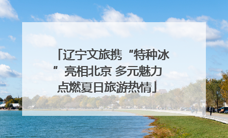 辽宁文旅携“特种冰”亮相北京 多元魅力点燃夏日旅游热情