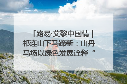 路易·艾黎中国情｜祁连山下马蹄新：山丹马场以绿色发展诠释“两山”理论实践