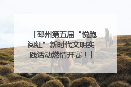 邳州第五届“悦跑阅红”新时代文明实践活动燃情开赛！