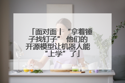 面对面丨“拿着锤子找钉子” 他们的开源模型让机器人能“上学”了